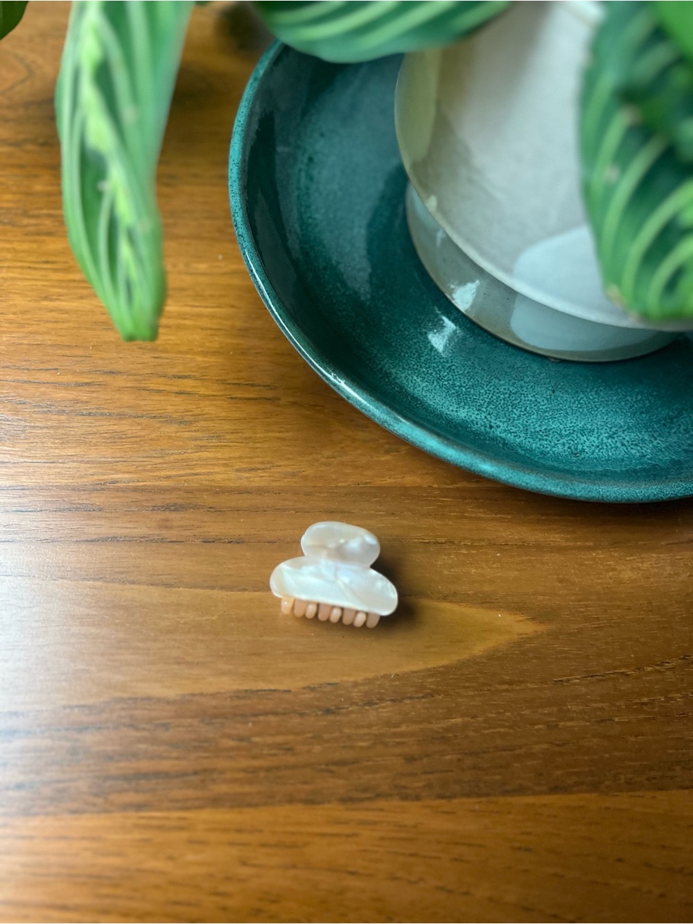MACHETE - Twin Heirloom Hair Claws Sand Shell Pearl 🐚 - Picture 3 of 5